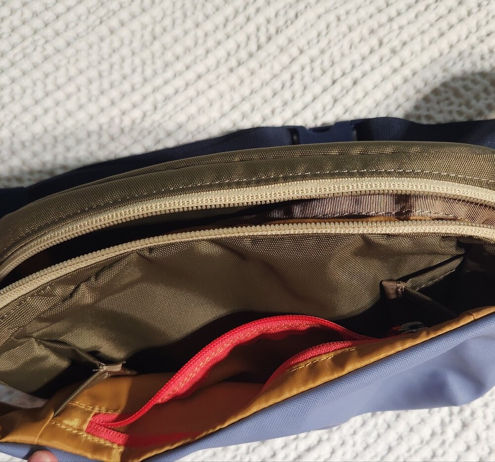 cotopaxi blue and tan belt bag - Picture 2 of 9